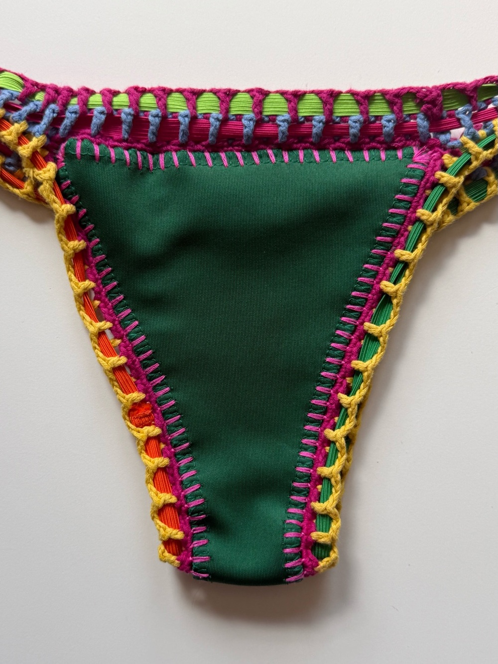 Luxsea Womens Green Crochet Bikini Bottom - Size S - Picture 6 of 16